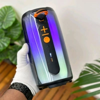 Portable Bluetooth Speaker Dynamic Thunder Sound With Rgb Light 10W Bluetooth Speaker Multicolor, Stereo Channel