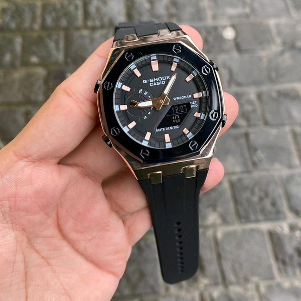 Most Demanded G-Shock Ga2100 With Metal Body And Great Sporty Looks Now With Free Brand Name Box Packing - SRG1