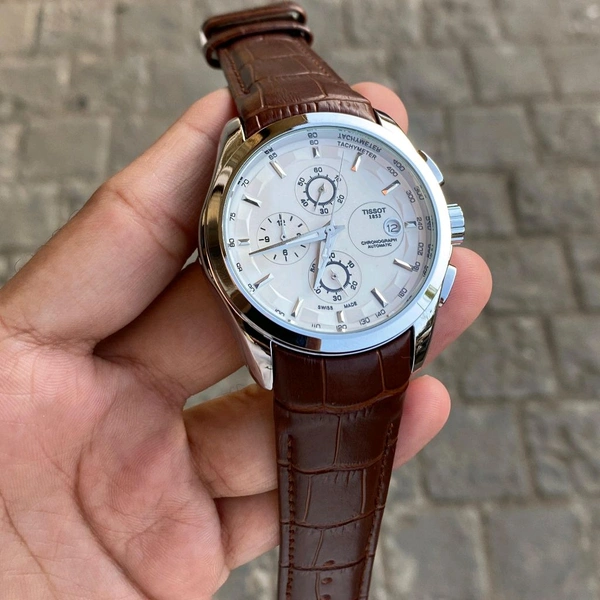 Analog 1853 Chronograph Top Quality Collection With Analog Brand Print Easy Operated Lock - SRH2