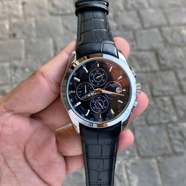 Analog 1853 Chronograph Top Quality Collection With Analog Brand Print Easy Operated Lock - SRH1