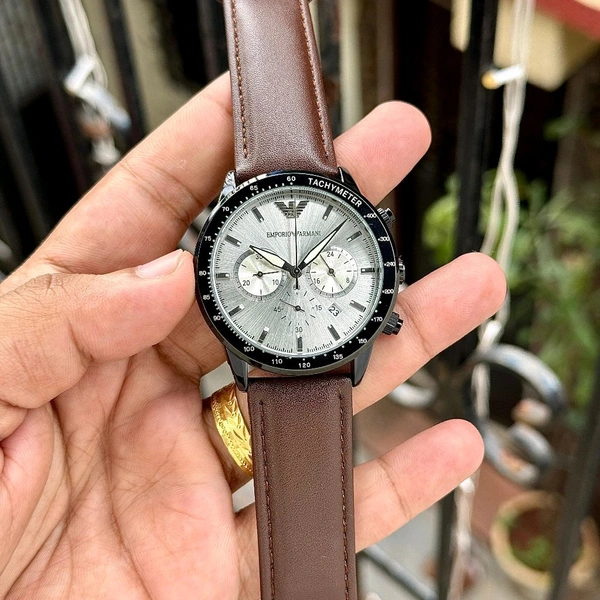 Men's Stylish Analog Black Ar11398 Wristwatch Is The Perfect Choice For Everyday Wear