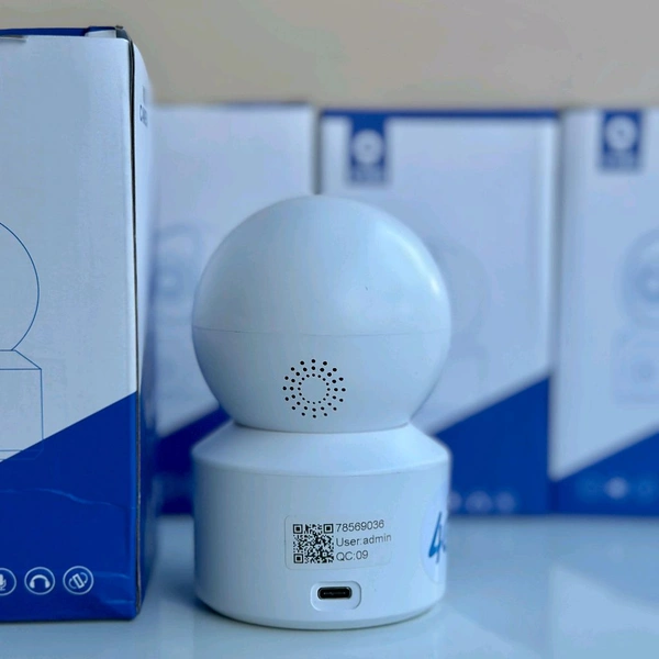 V380 Pro Dual Lans Wifi Camera 1080p Rotatable 360 | 4g Sim Support | Two Way Communication | 2 Camera Etc