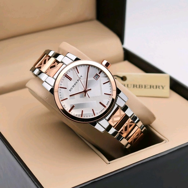 Analog BU9105 High Quality Battery Operated Machinery Watch With High Quality Strap Best Finishing Body & Case 