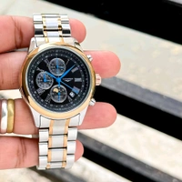 Analog Master Reliable Quality Stop Watch Chronograph Quartz Machinery Watch Collection 