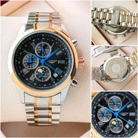 Analog Master Reliable Quality Stop Watch Chronograph Quartz Machinery Watch Collection 