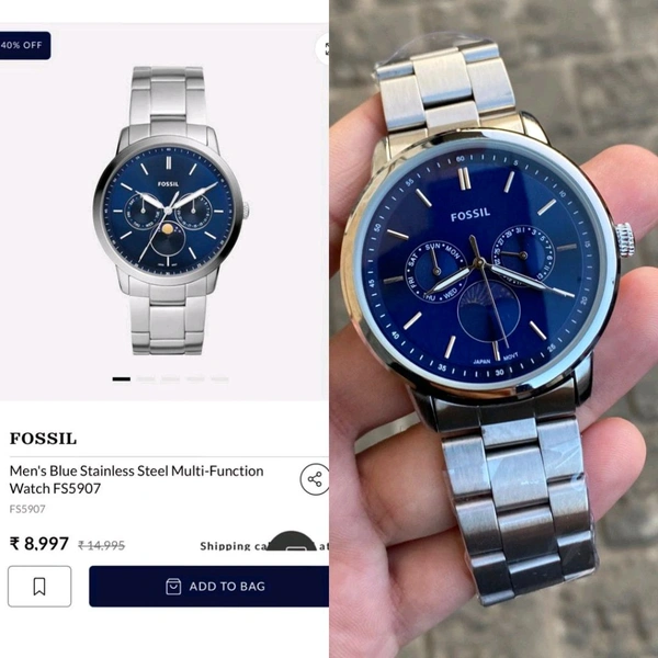 Analog Neutra Chronograph Quality Performance Quartz Chronograph Machinery Watch - Blue
