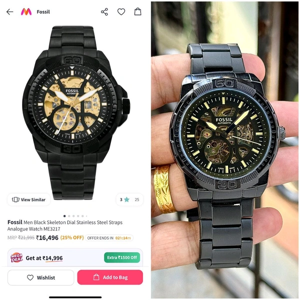 Analog Modern Machine Original Japanese Automatic Engine Watch 