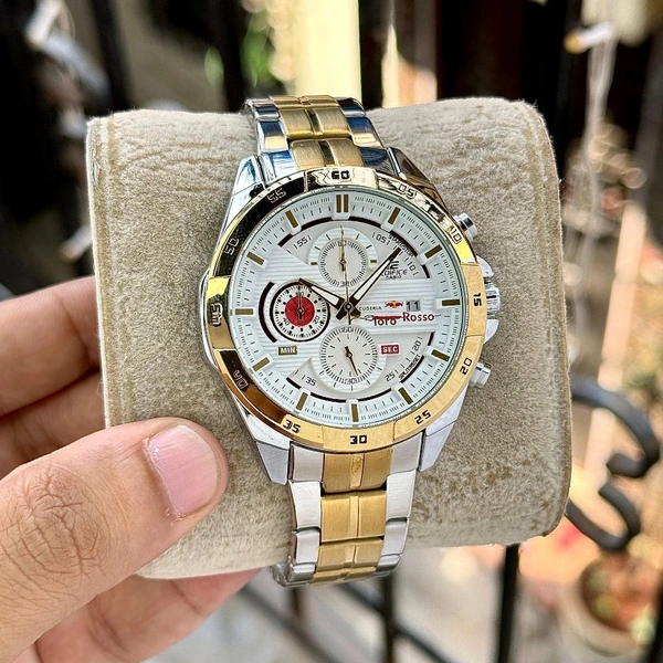 Analog EFR 303 World Map ⁠Powerful Hi-End Quartz Chronograph Machinery Model For Men
