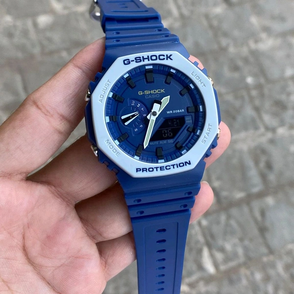 Most Demanded Analog And Digital GA2100 Top Quality Collection AutoLight, World time And Day Chronograph Working - SRH2