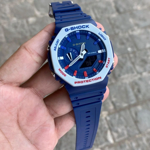 Most Demanded Analog And Digital GA2100 Top Quality Collection AutoLight, World time And Day Chronograph Working - SRH4