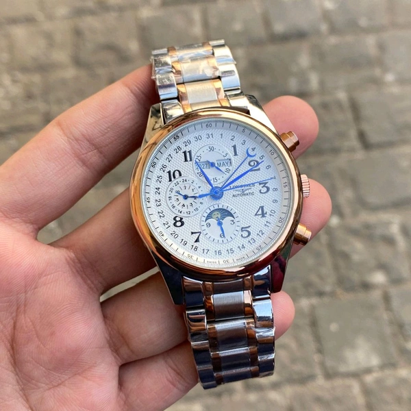 Analog L2.673.4.78.6 Automatic Back Open Japanese Machinery Watch - SRG2