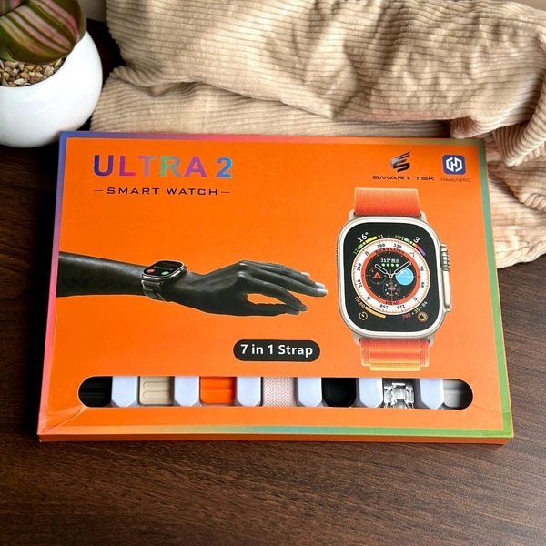Most Awaited Budget Combo | 7 in 1 Strap Series 8 Ultra 49MM Smartwatch | Perfect For Gifting 