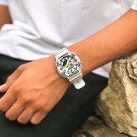Analog And Digital Manga Edition Classic Top Quality Watch | Day Chronograph, AutoLight, World Time with Automatic Reset - SRG1