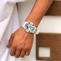 Analog And Digital Manga Edition Classic Top Quality Watch | Day Chronograph, AutoLight, World Time with Automatic Reset - SRG1