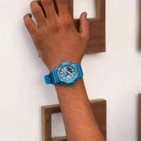 Analog And Digital Manga Edition Classic Top Quality Watch | Day Chronograph, AutoLight, World Time with Automatic Reset - SRG2
