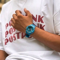 Analog And Digital Manga Edition Classic Top Quality Watch | Day Chronograph, AutoLight, World Time with Automatic Reset - SRG2