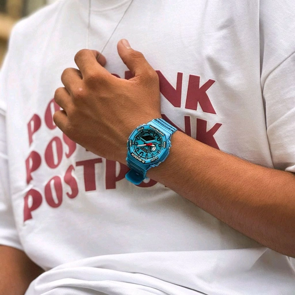 Analog And Digital Manga Edition Classic Top Quality Watch | Day Chronograph, AutoLight, World Time with Automatic Reset - SRG2