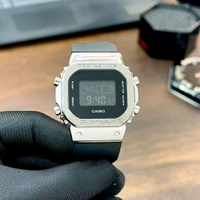 Digital G-Steel GM-5600 Black Digital Dial Black Resin Strap Unisex Watch With Free Original Tin Box Packing 