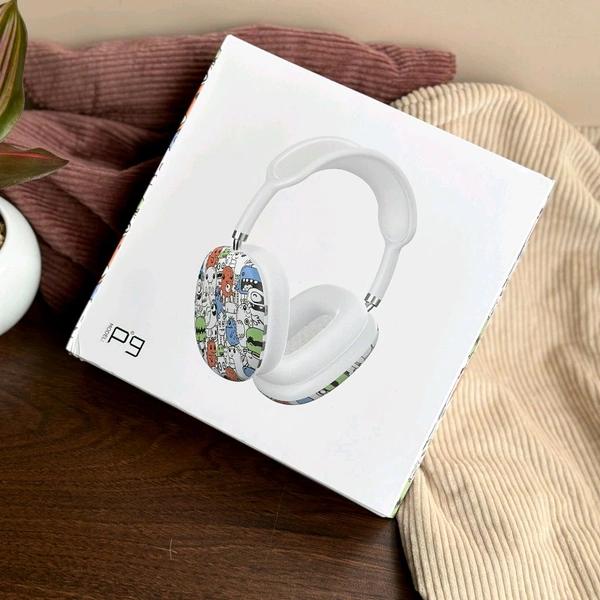 P9 Air Max Bluetooth Heaphones Wireless Headsets Gaming Gift Earphones Stereo HiFi Bass Headphones - SRH3
