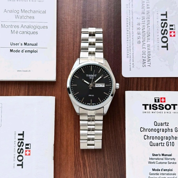 Analog PR100 Day And Date Powerful & Reliable Quality Quartz Machinery Watch