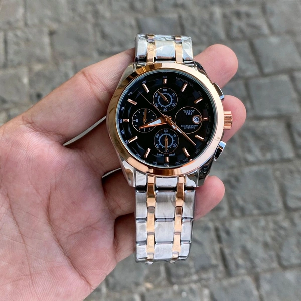 Analog 1853 Chronograph Top Quality Collection With Analog Brand Print Easy Operated Lock - SRT2