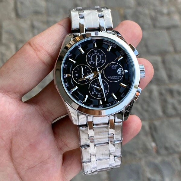 Analog 1853 Chronograph Top Quality Collection With Analog Brand Print Easy Operated Lock - SRT3