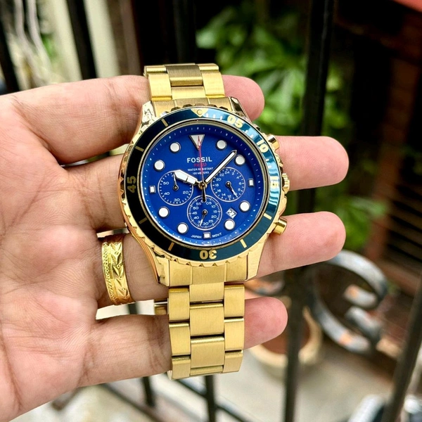 Analog Chronograph Guaranteed Powerful Original Quartz Chronograph machinery Watch