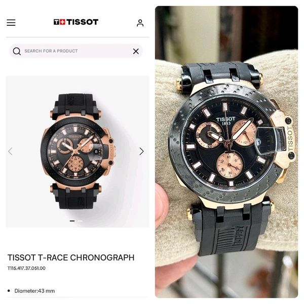 Analog T-Race High Quality Quartz Movement Watch