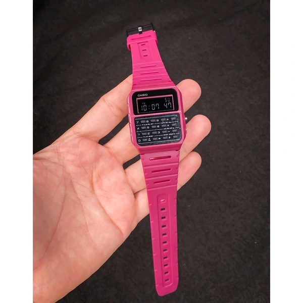 Most Demanded Trending Calculator Digital Watch With High Quality Strap Best finishing Body & Case - SRG3