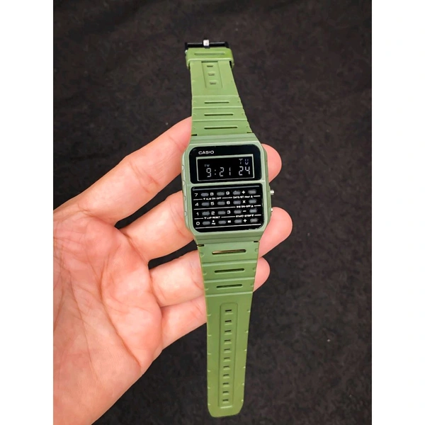 Most Demanded Trending Calculator Digital Watch With High Quality Strap Best finishing Body & Case - SRG4