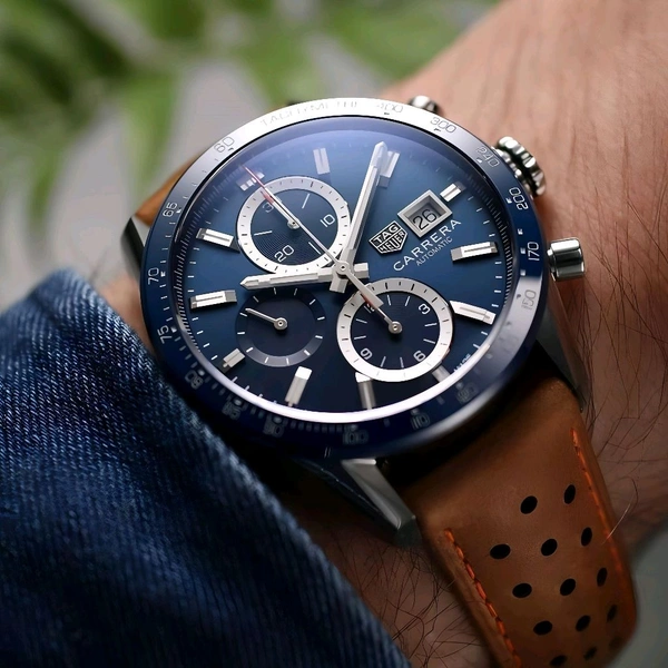 Analog Carrera Original Japanese Movement Machinery Watch