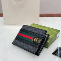 New Top Notch Quality Wallet With Brand Box, Card - With Carry Bag