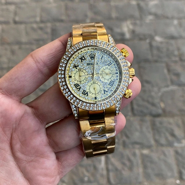 Analog Exclusives Heavy Quality Stop Watch Chronograph Machinery Watch 
