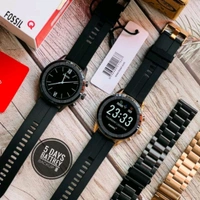 Smartwatch Q Founder Gen 2 High Quality Watch With Full Original Box Kit | Metal Strap And Silicon Strap  - Copper