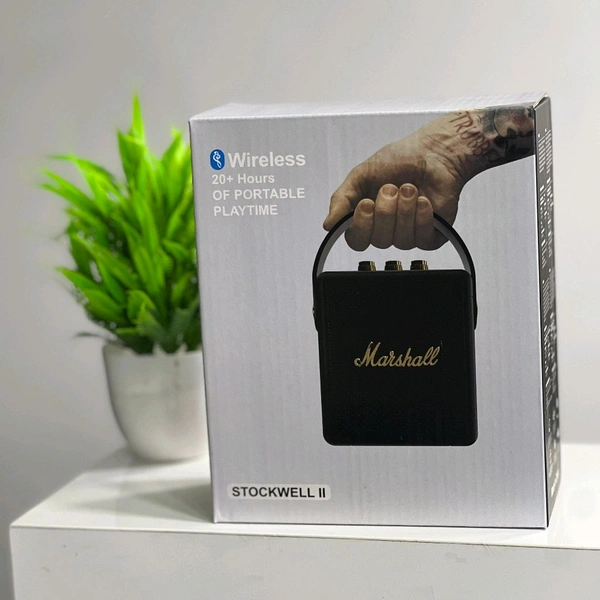 New Emberton 1:1 High End Quality Bluetooth Speaker | HD Code Range Upto 10MTRS | Dolby Sound Enhance Engine + LossLess Audio Connect - Black