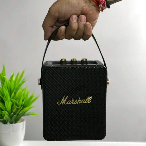 New Emberton 1:1 High End Quality Bluetooth Speaker | HD Code Range Upto 10MTRS | Dolby Sound Enhance Engine + LossLess Audio Connect - Black