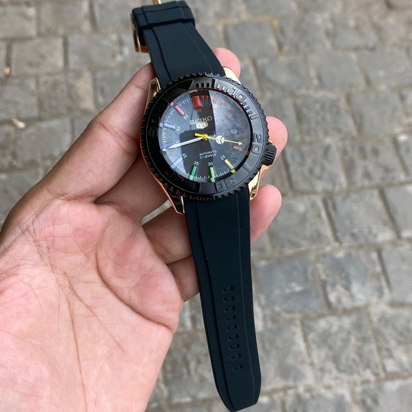 Analog Tandorio Non Comparable Original Model Back Open Machinery Watch - SRK2