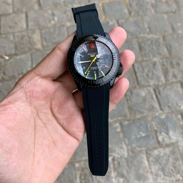 Analog Tandorio Non Comparable Original Model Back Open Machinery Watch - SRK4