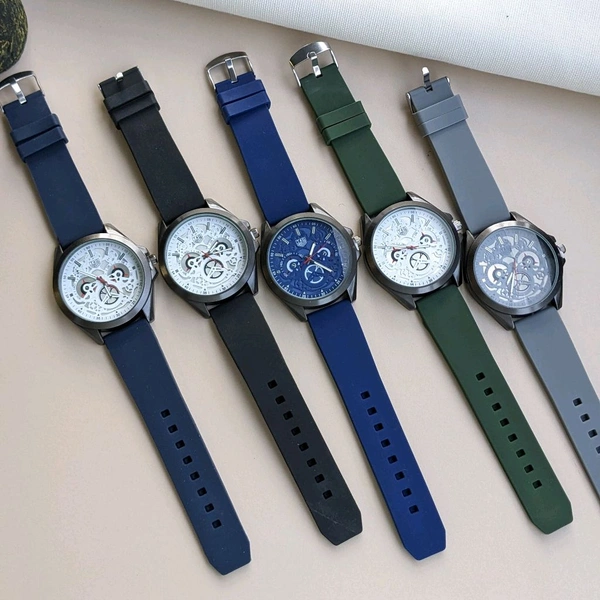 Buy 1 Get 1 Free T4G Analog Quartz Movement Collection With High Quality Strap Best Finishing Body & Case - SRG1