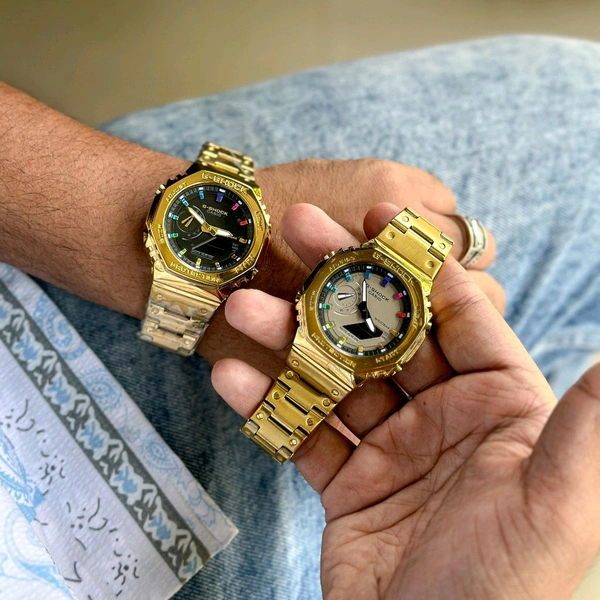 Analog And Digital High Quality Quartz Movement Watch With High Quality Strap Best finishing Body & Case - SRG1