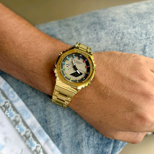 Analog And Digital High Quality Quartz Movement Watch With High Quality Strap Best finishing Body & Case - SRG1