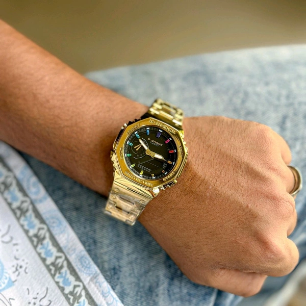 Analog And Digital High Quality Quartz Movement Watch With High Quality Strap Best finishing Body & Case - SRG2