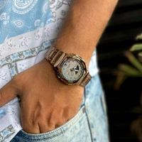Analog And Digital High Quality Quartz Movement Watch With High Quality Strap Best finishing Body & Case - SRG3