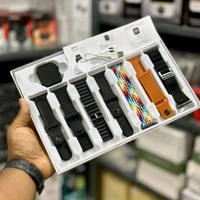 Series 10 Smartwatch Combo With 7 High Quality Straps | Set Your Own Wallpaper And Wireless Charging 