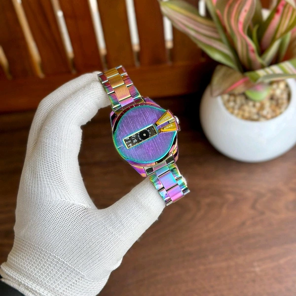 New Unique High Quality Analog Quartz Movement Watch With High Quality Strap Best finishing Body & Case - SRD4
