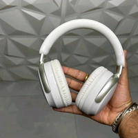 New Wireless Headphones – BT Earphone, Over Ear Headphones With Built-in Mic - Upto 8 Hours Playtime, Heavy Sound And Bass Quality, Perfect For Everyday Use - White