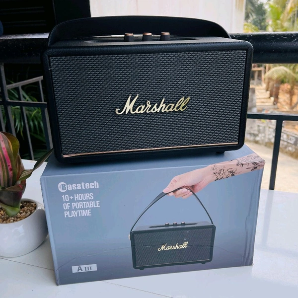 NEW Acton III High-End Bluetooth Speaker – 20W Powerful Sound, Dolby Audio, Deep Bass, Type-C Fast Charging, TF Card & USB Support, Built-in Mic for Calls