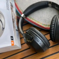 First Time In India | Bluetooth On Ear Headphones with Mic with 6 Hours Battery Backup, Original Box Packaging 