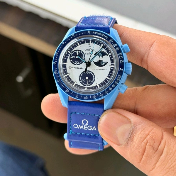 Analog Speedmaster MoonSwatch High Quality Quartz Movement Chronograph Machinery Watch