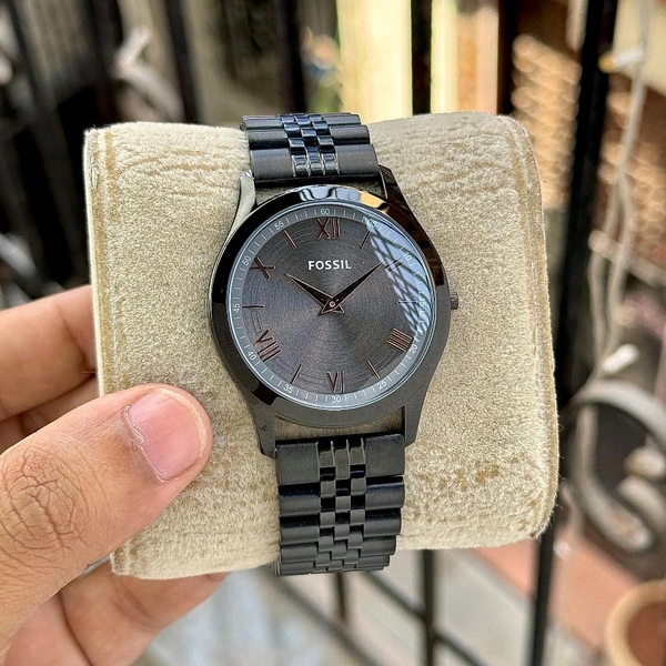 Analog Beautiful and Limited Black Time Piece Uncompromising Original Quartz Machinery Watch - SRF1